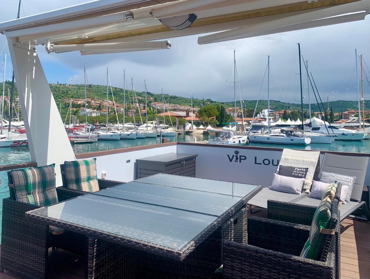 Bellavista Houseboat Apartment Portorose Exterior foto